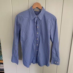 Eddie Bauer M Wrinkle Resistant Blue Blouse